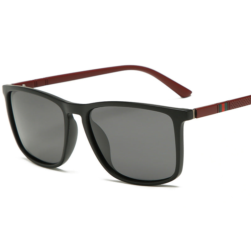 Polarized Sunglasses Square Large Frame Plastic