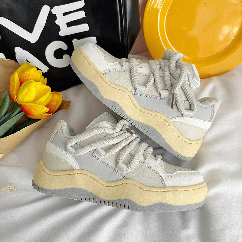 National Trendy Couple Casual White Shoes Sports Men