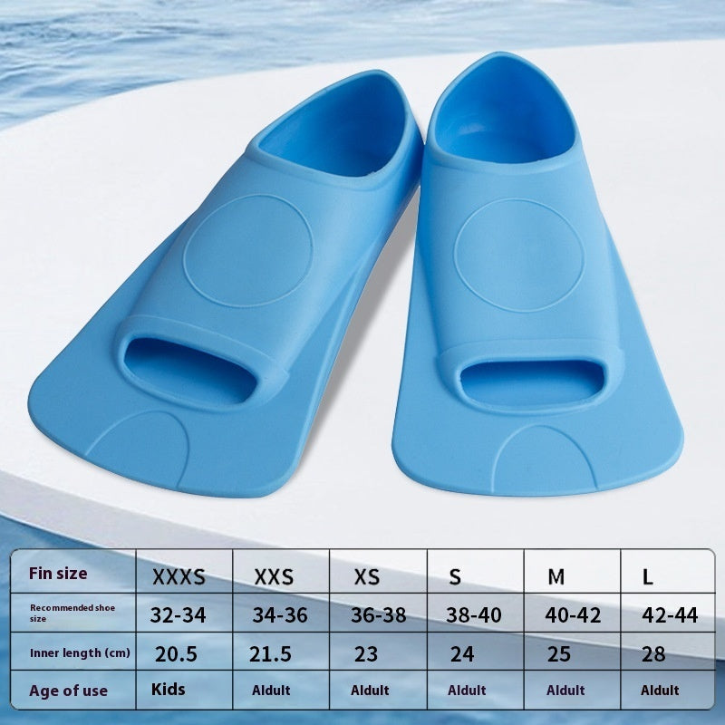 Swimming Flippers Freestyle Silicone Short Flippers