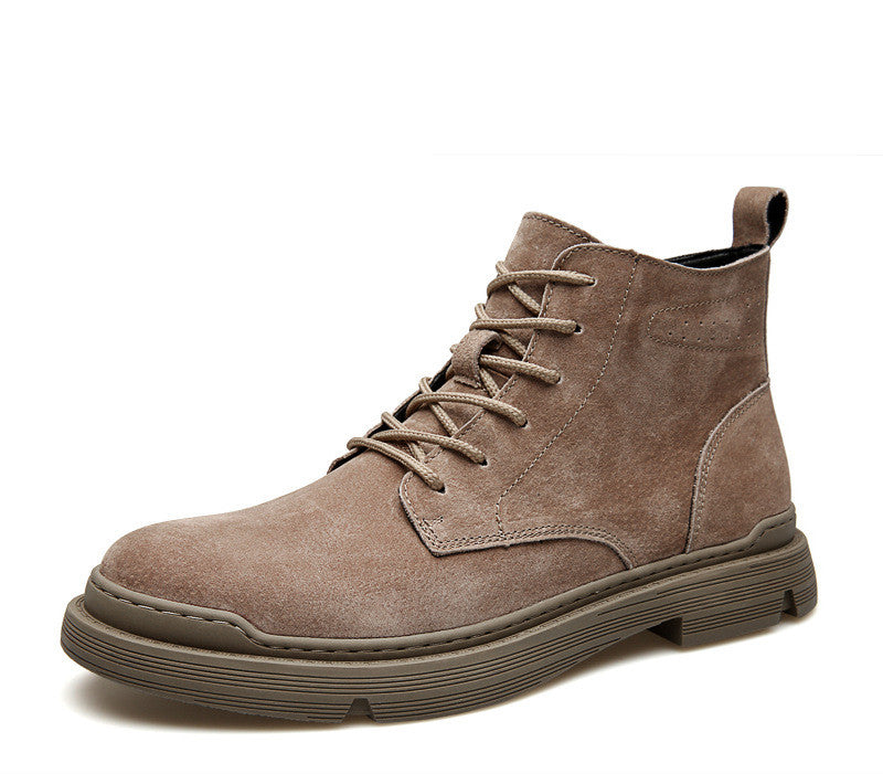 Workwear Shoes Mid-help War Wolf Tide Men's Boots British Style Desert Boots