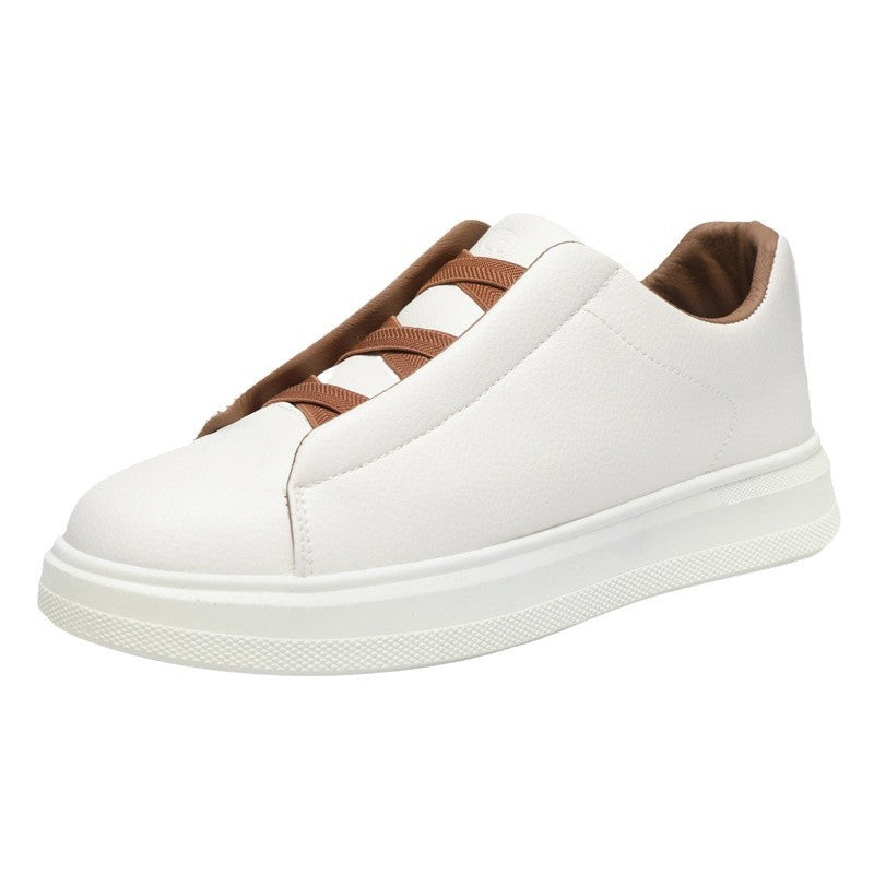 Men's Leather Soft-soled Breathable Sneakers