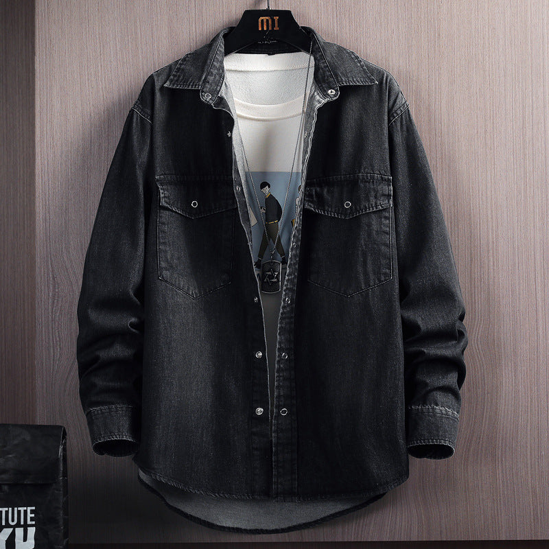 Men's Summer Denim Shirt Jacket