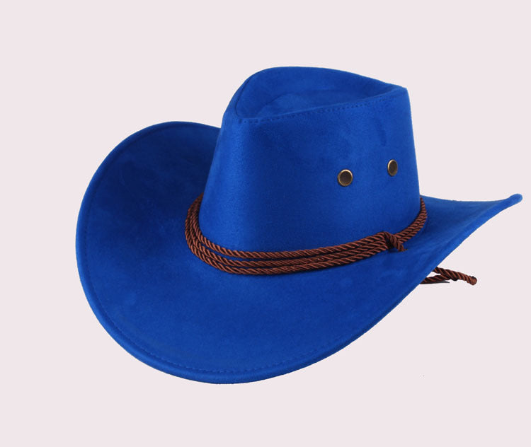 Summer men's sun hat, western cowboy hat