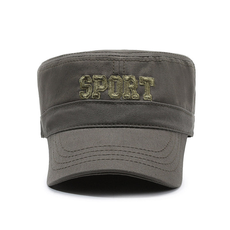 Hat Flat-top Peaked Cap Leisure Men's Sunhat