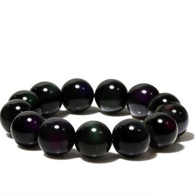 Natural Eye Obsidian Bracelet