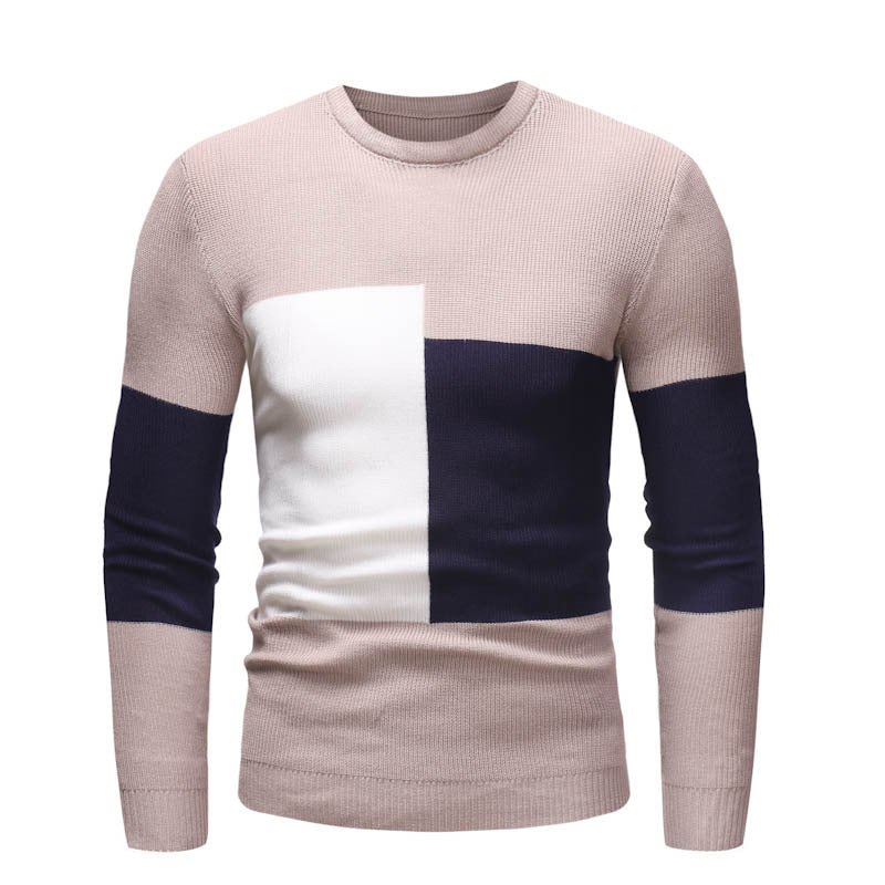Autumn And Winter New Slim Fashion Trend Of Men's Sweater