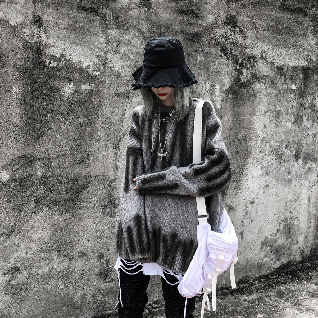 Embroidered Hip-hop Long Sleeve couple Matching Sweater