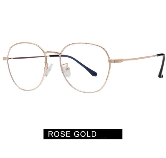 Literary anti-blue light mirror glasses