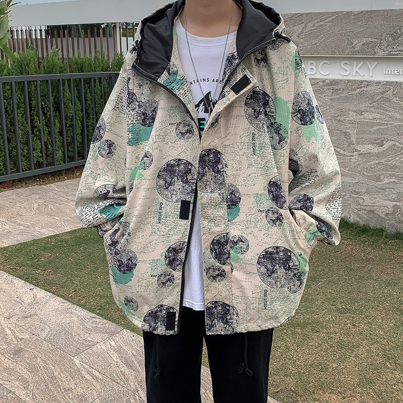 Ruffian Handsome Fried Street Coat Printed Jacket