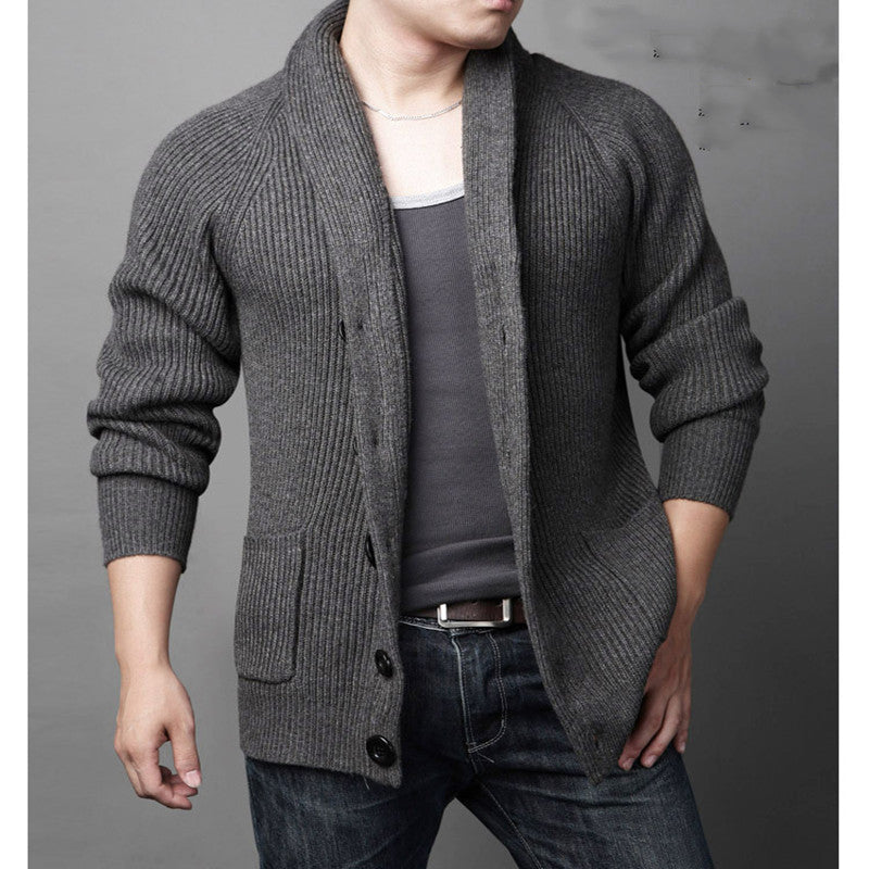 Middle Aged Sweater Men's Sweater Leisure Trend