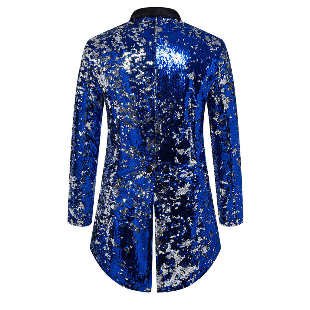 Men's European And American Sequin Performance Suit Jacket