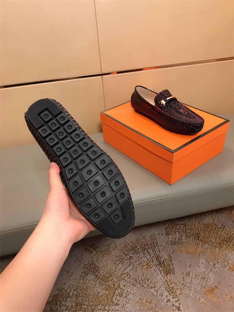 Gommino Men's Casual Breathable Leather Shoes