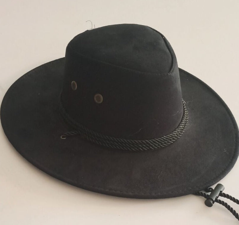 Velvet Western Rope Rider Hat Cowboy Stereotyped Hat