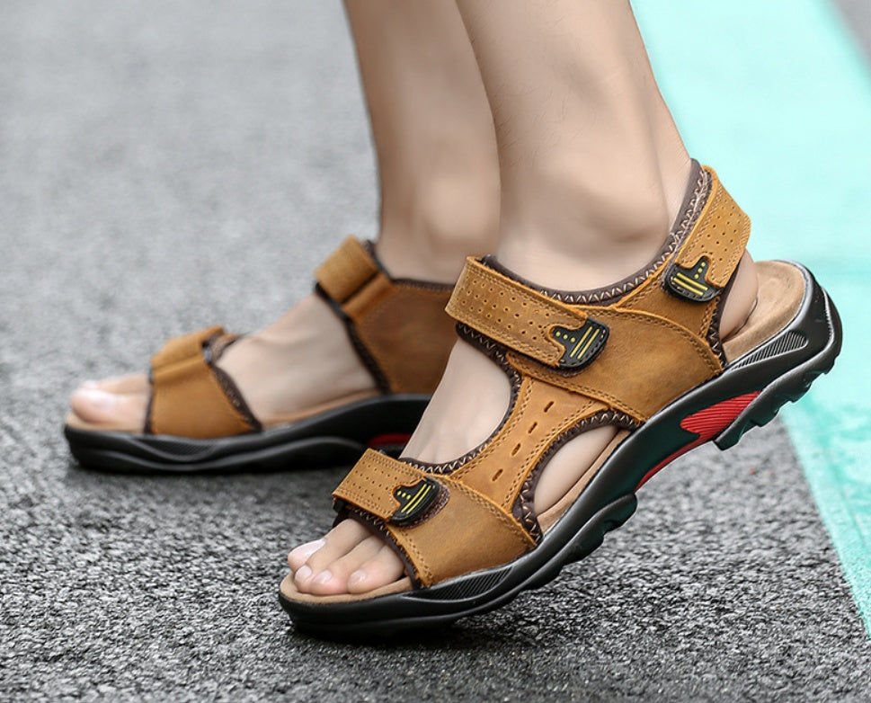 Casual summer sandals men's shoes plus size