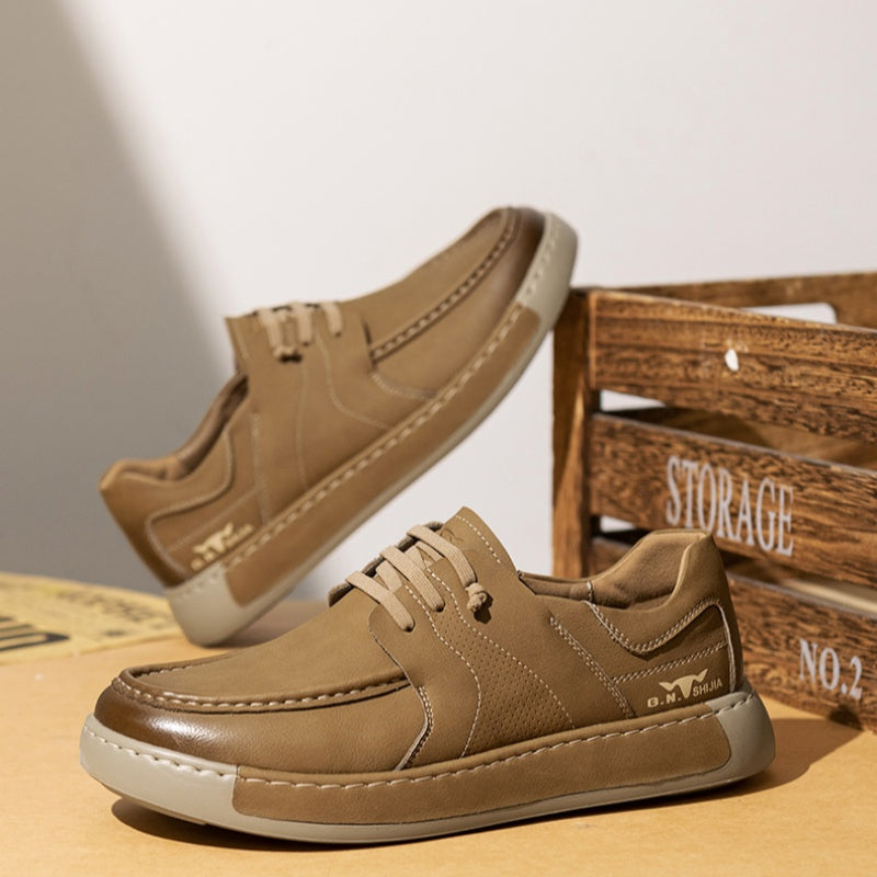 New Leather Men's Business Casual Shoes British Slip-on