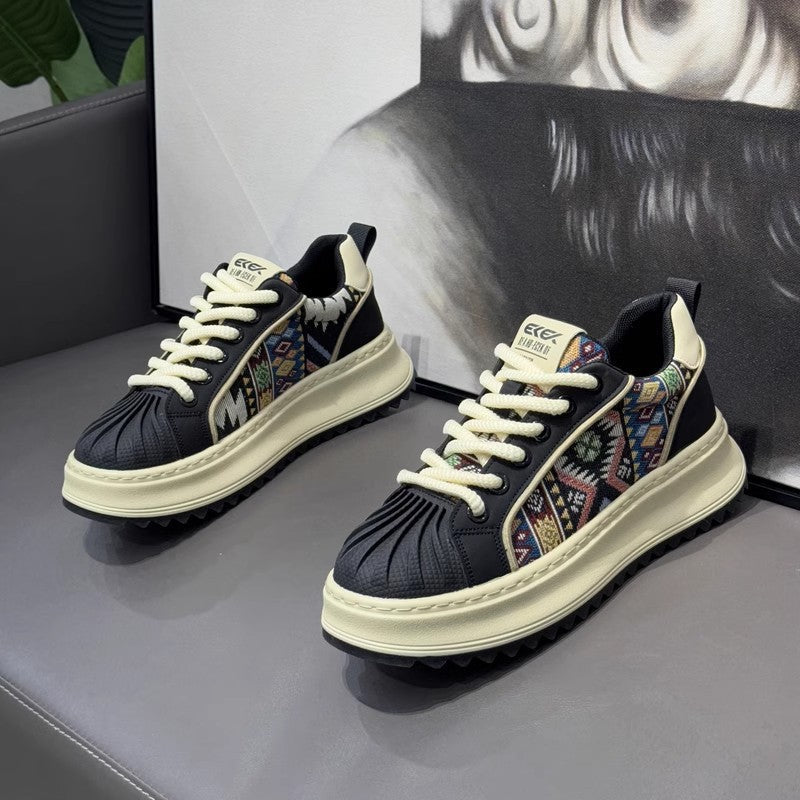 Men's Fashion Printing Soft Bottom Casual Shoes