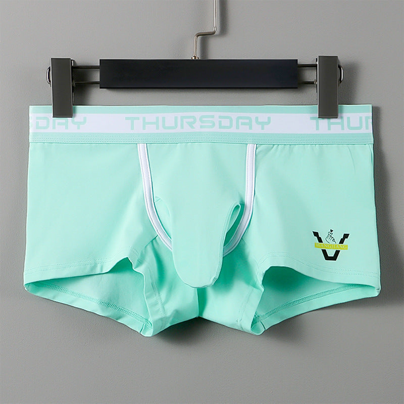 Mesh Elephant Nose Boxers Cotton Men's Bullet Separation Boxer Briefs