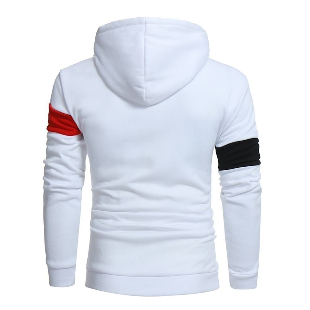 Fashion color matching men's sweater