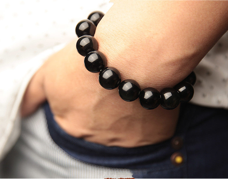 Natural Eye Obsidian Bracelet