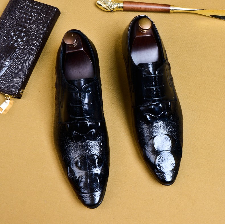 Men's Business Suit Pointed Leather Shoes