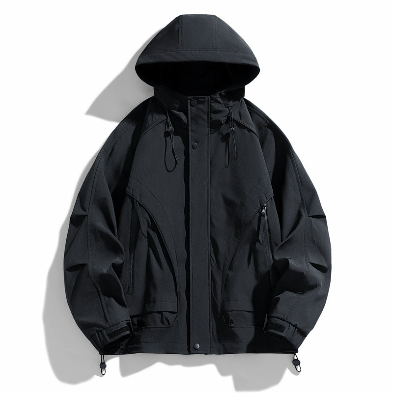 Windproof Warm And Trendy Hooded Jacket