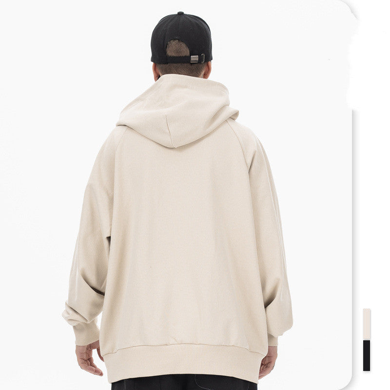 Casual Men's And Women's Korean Version Loose Round Neck Top