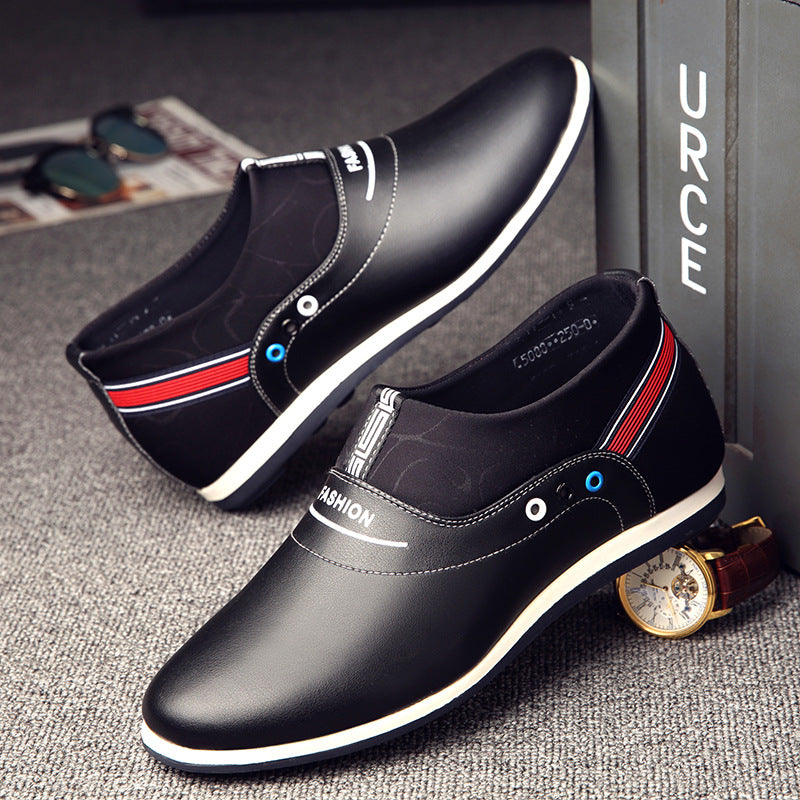 Korean Style Leisure Hollow-out Height Increasing Elevator Shoes For Men