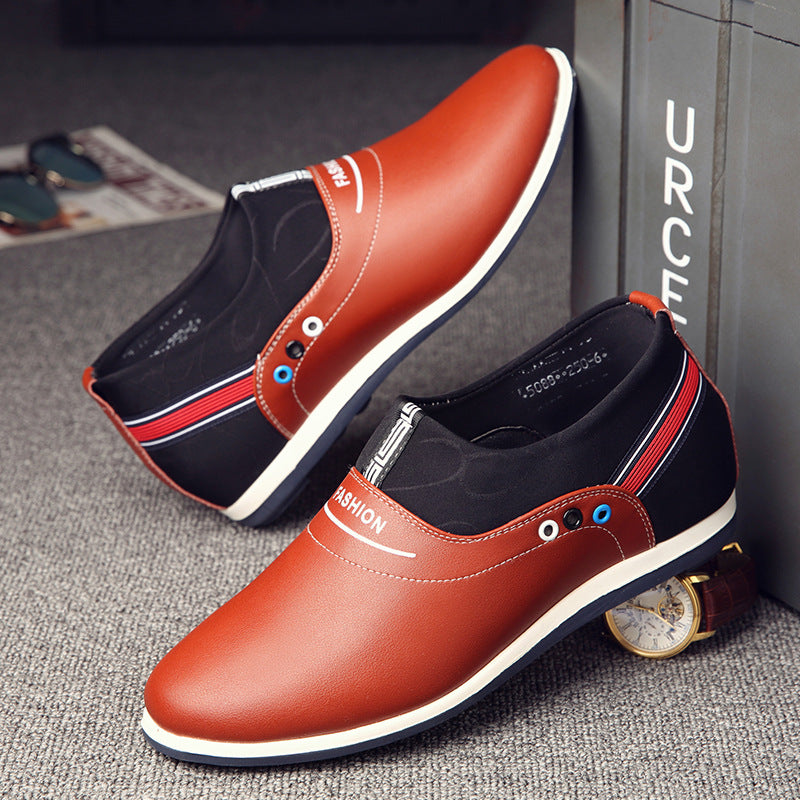 Korean Style Leisure Hollow-out Height Increasing Elevator Shoes For Men