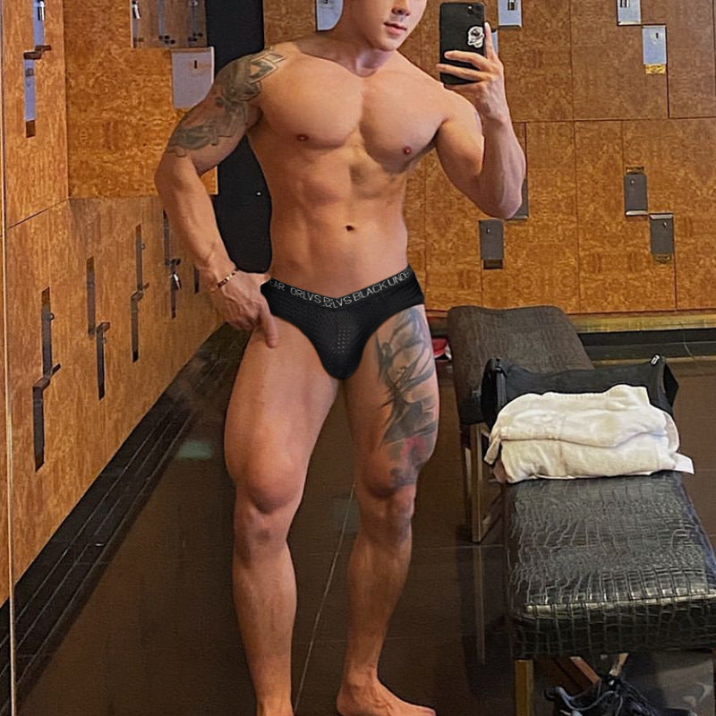Mesh Breathable Men's Fitness Sports Fashion Underwear