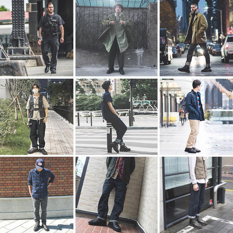 Men's Shoes Autumn New Mid Cut Tooling Boots Trend All Match Casual Shoes