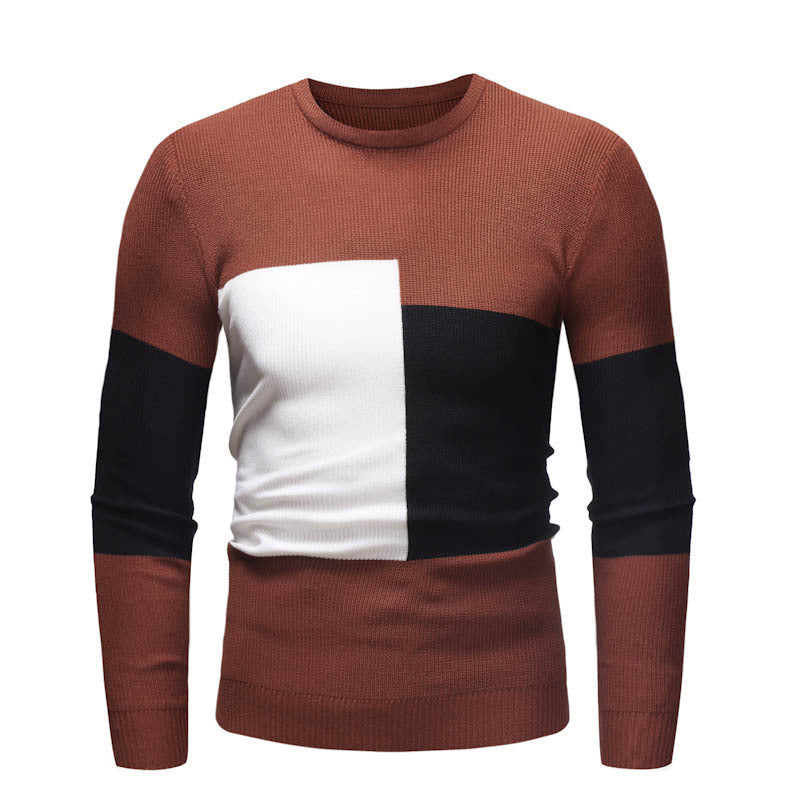 Autumn And Winter New Slim Fashion Trend Of Men's Sweater