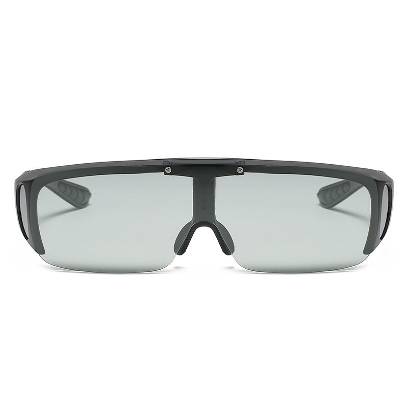 Double cover sunglasses and color changing glasses