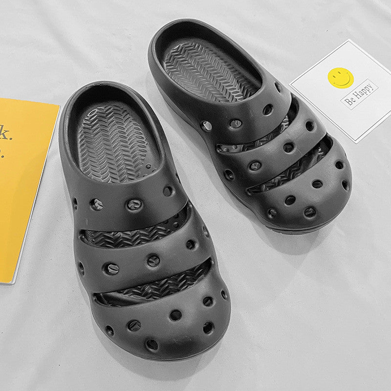 Fashionable Breathable Home Men's Hole Shoes