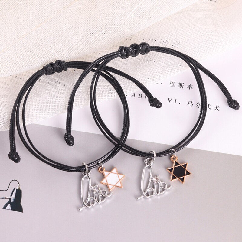 Weaving Men And Women Couple Bracelets