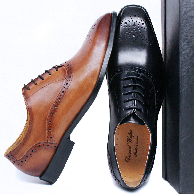 Japanese Classic Men's Business Casual Leather Shoes