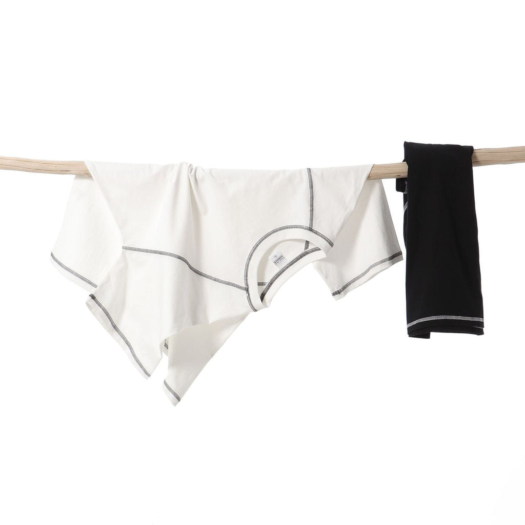 Raglan Topstitching Design Round Neck Short Sleeve T-shirt For Men