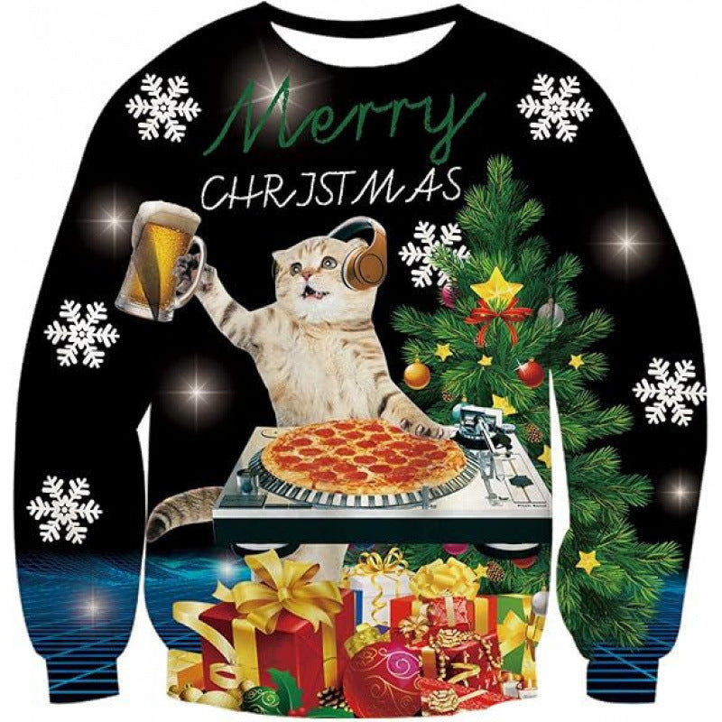 Christmas Tree Style Old Man Dance Dress Up Sweater