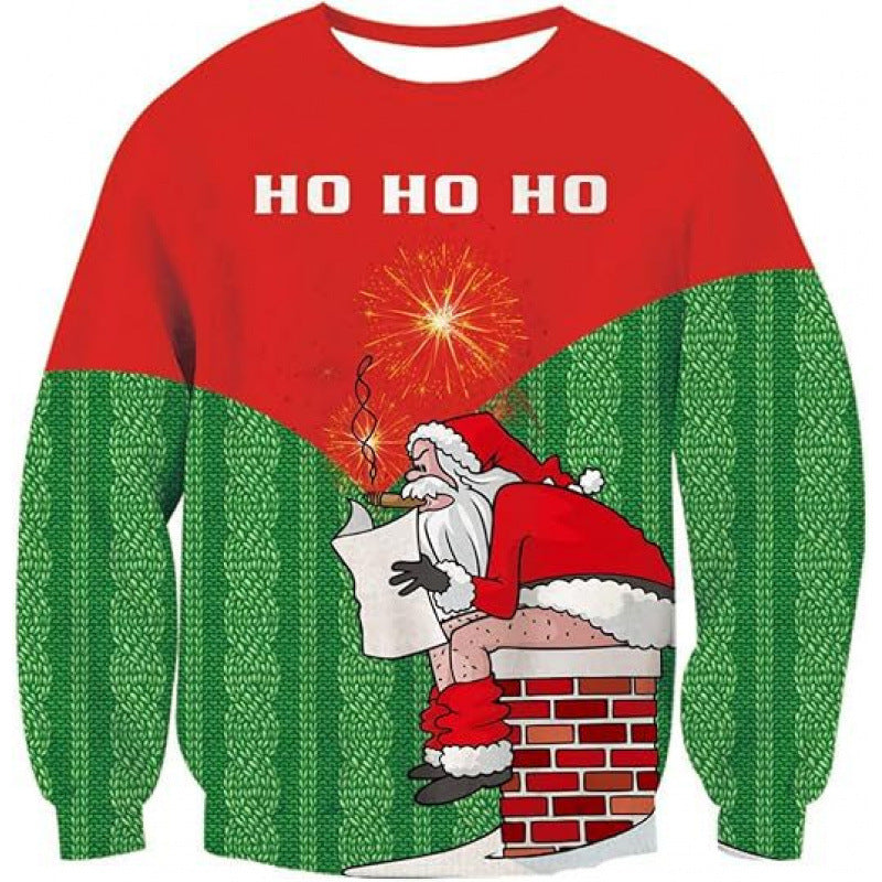 Christmas Tree Style Old Man Dance Dress Up Sweater