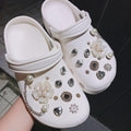 Hole Shoes Accessories Diy Material Slippers Chain Buckle