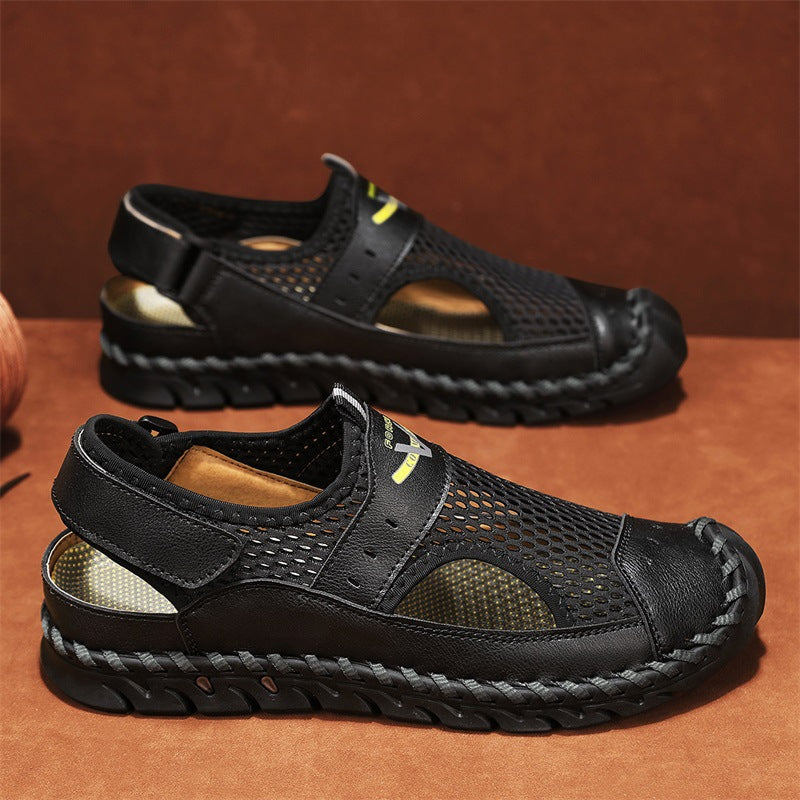 Men's Mesh Breathable Summer Hollow Shoes