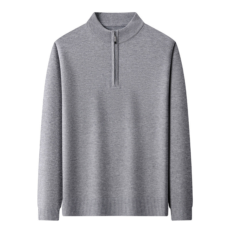 Fashion Men's Knitting Sweater Business Base Wool