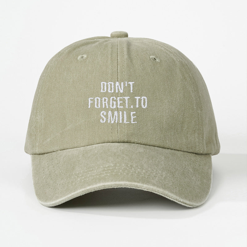 Washed Baseball For Men And Women Sun-poof Peaked Cap