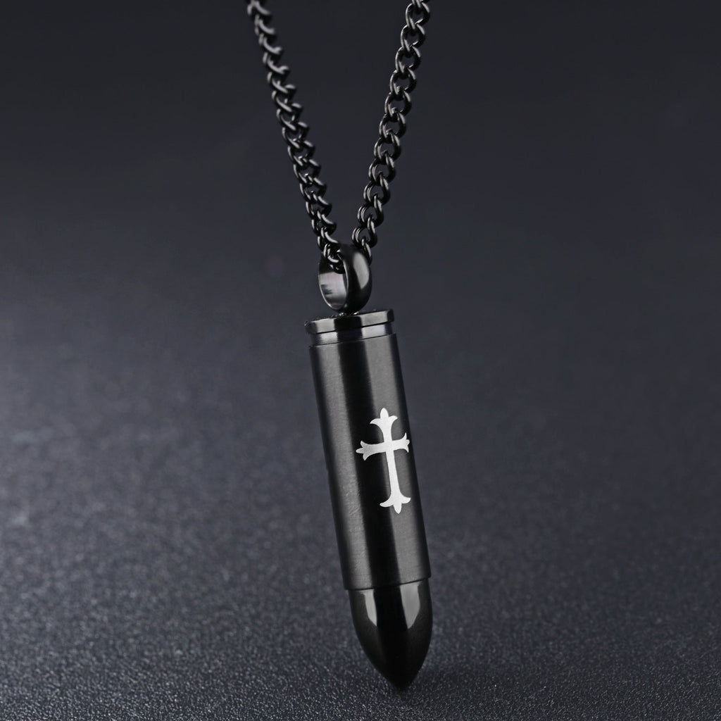 Stainless Steel Men's Pendant Necklace