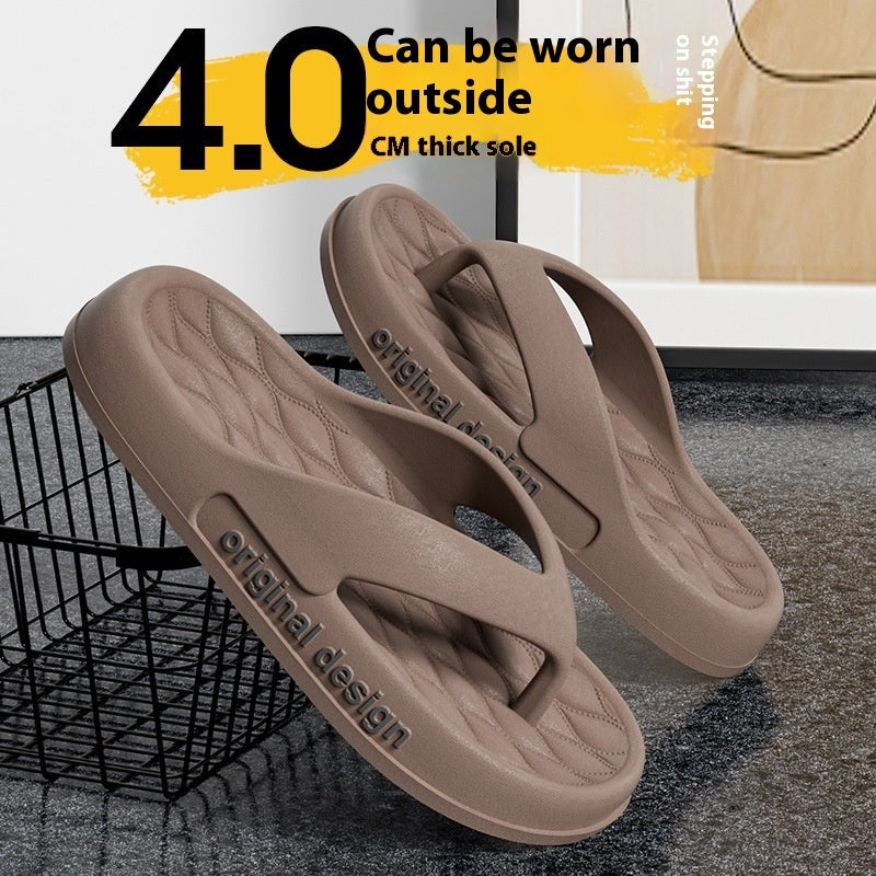 Flip Flops Men's Slippers High-grade Beach Shoes