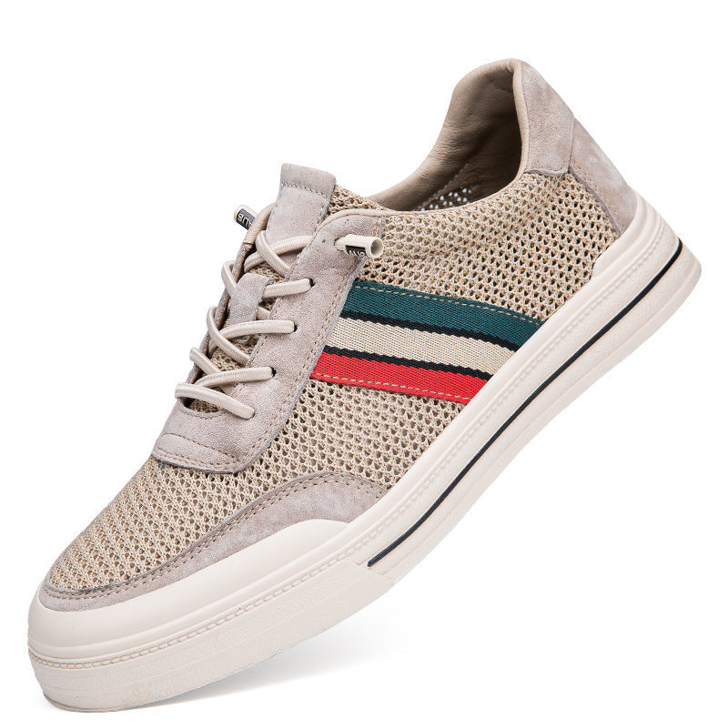 Men's No-tie Hollow Breathable Casual Shoes All-matching