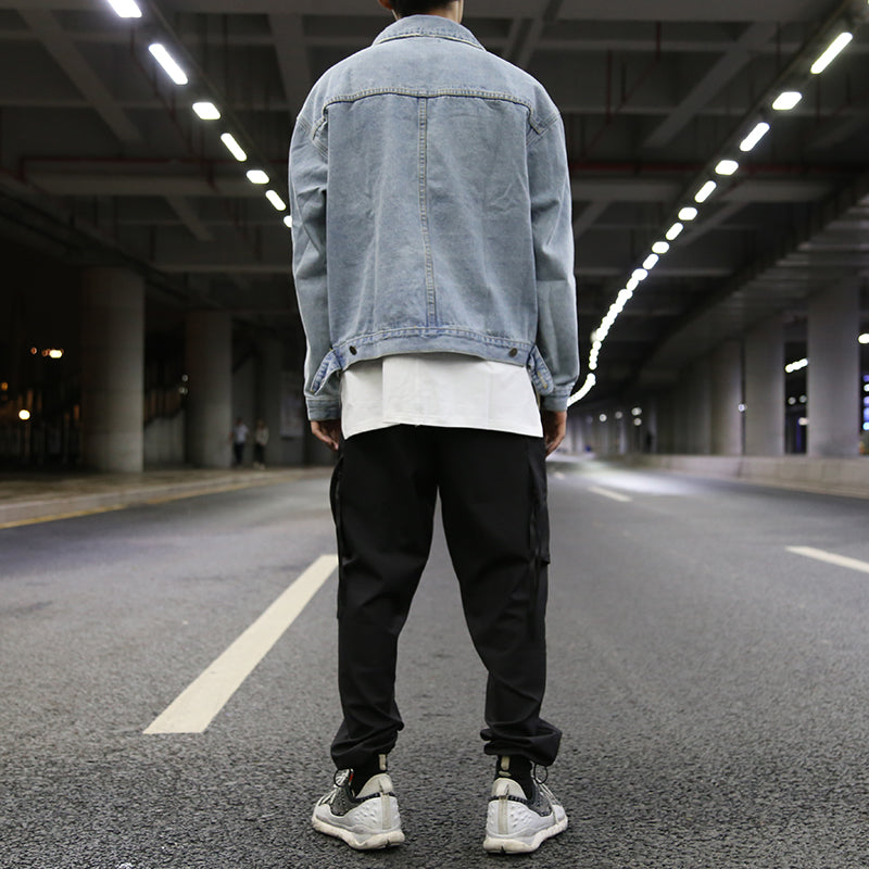 Men's Grey Denim Jacket
