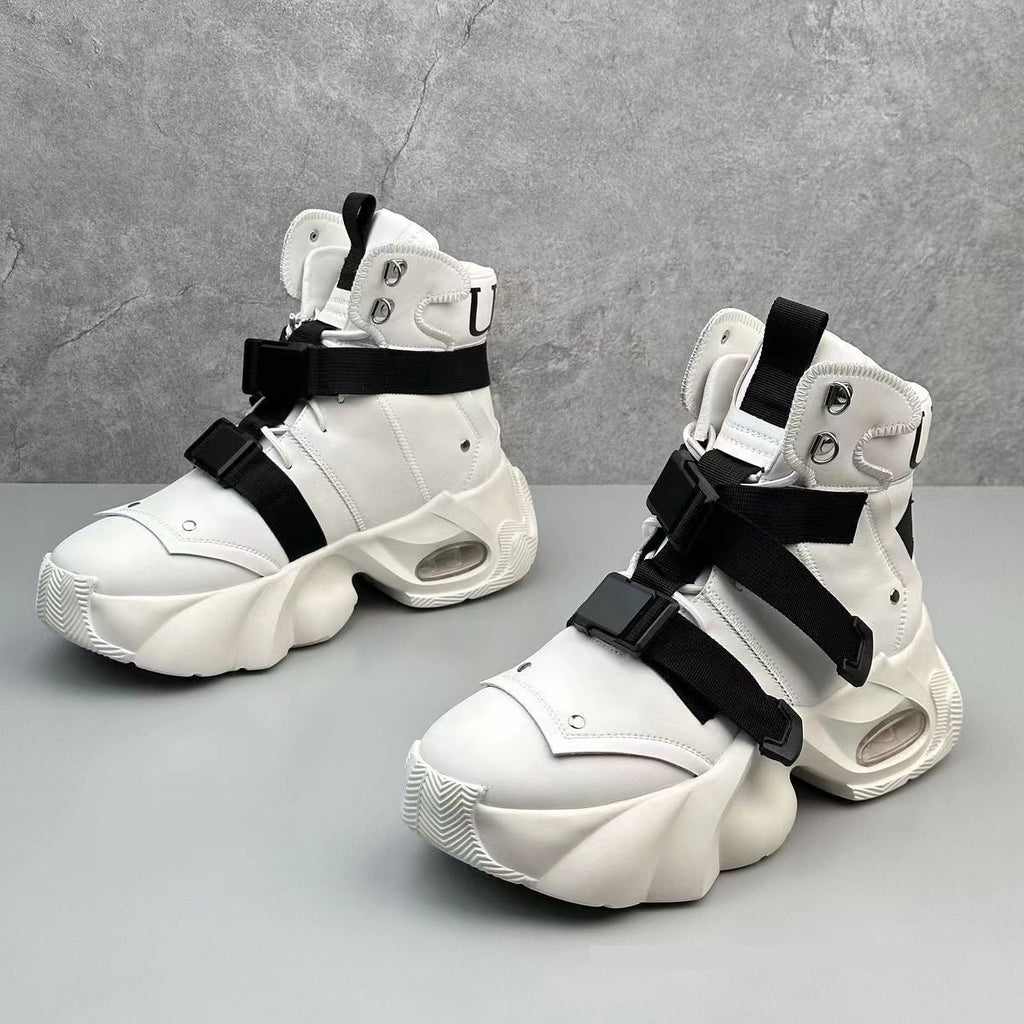 High-top Men's Shoes Wear-resistant Fashion Boots Sports Shoes