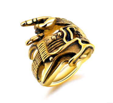 guitar victory gesture instrument single ring