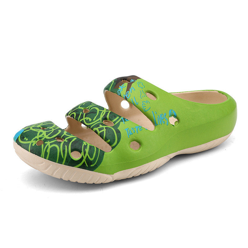 Fashionable Breathable Home Men's Hole Shoes