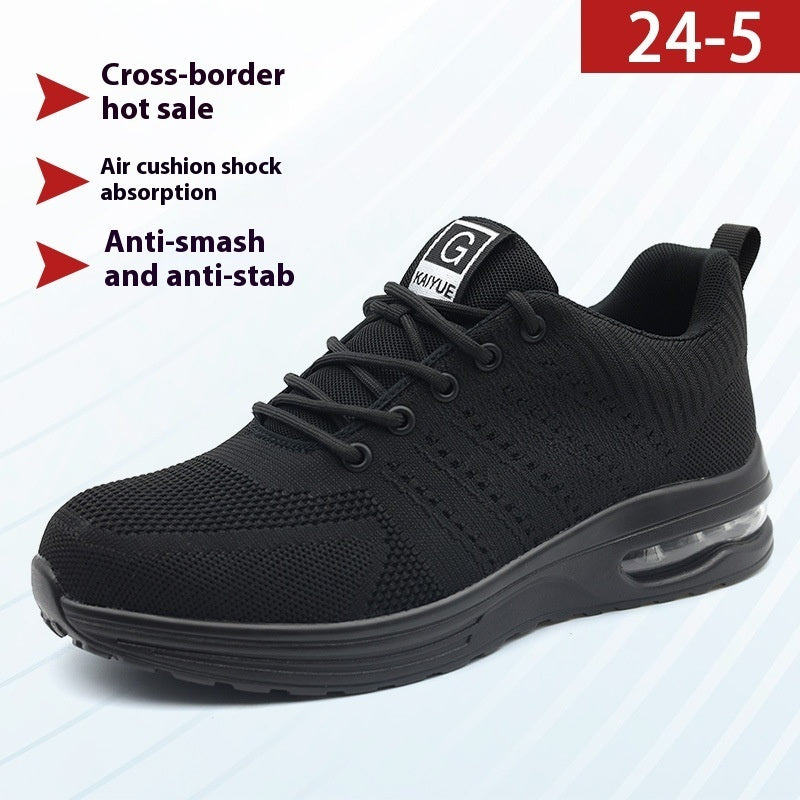 Men's Protective Shoes With Anti Smashing And Anti Piercing Steel Toe Caps